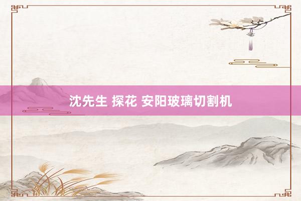 沈先生 探花 安阳玻璃切割机