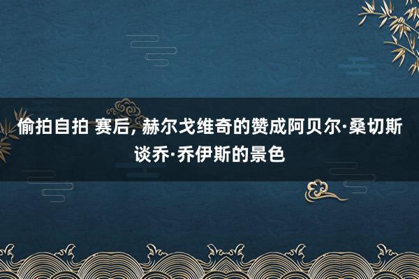 偷拍自拍 赛后， 赫尔戈维奇的赞成阿贝尔·桑切斯谈乔·乔伊斯的景色